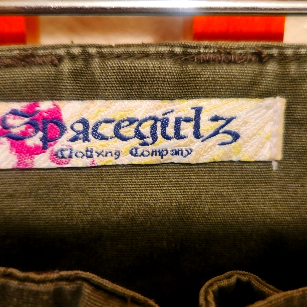 Flared crop Capri style pants